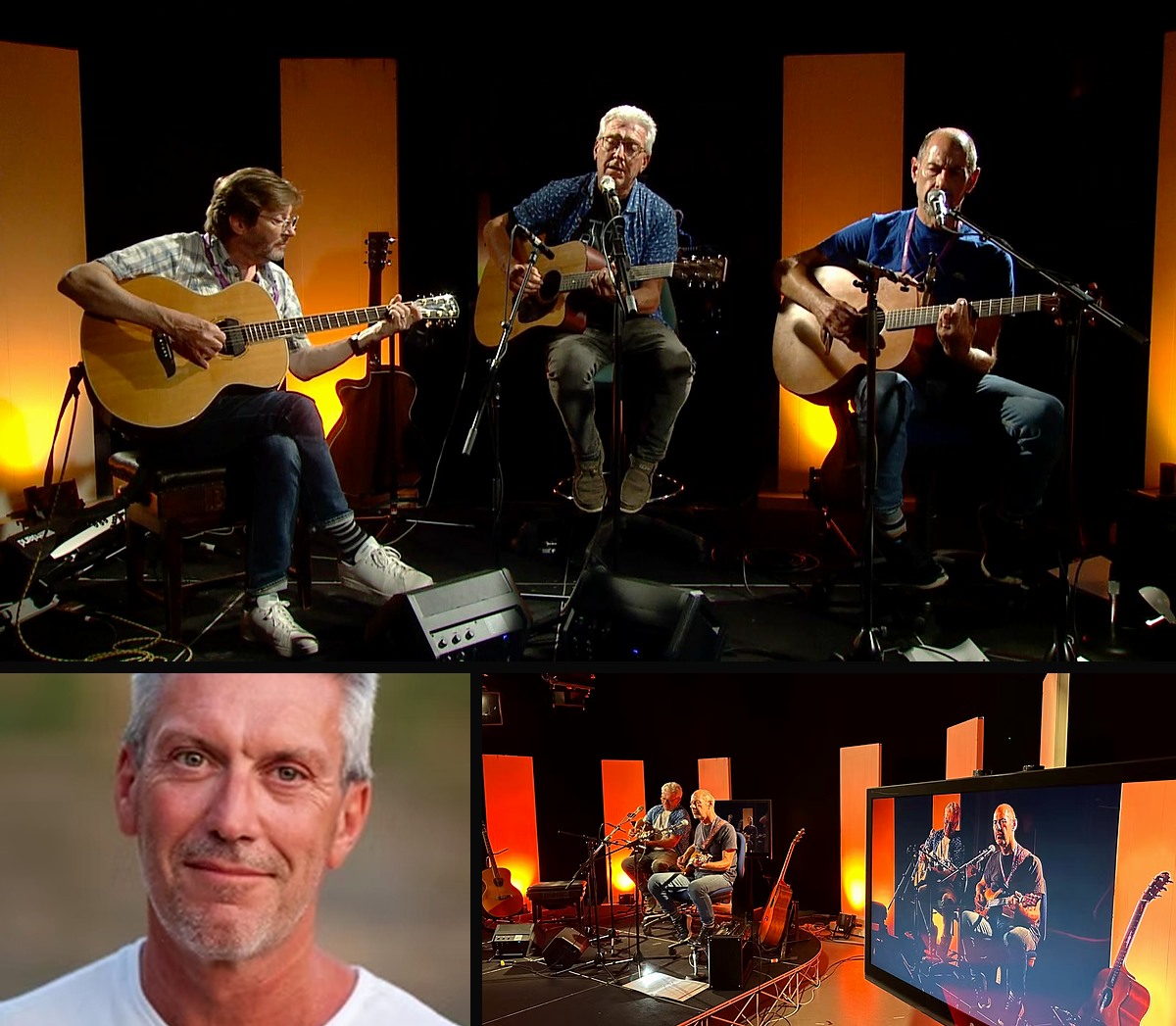 Paul Hedges and The Blue Motel performing live and in the studio